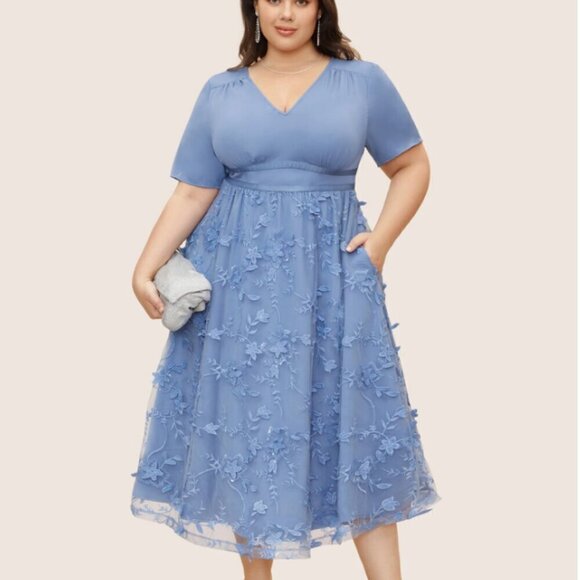 BloomChic Plus size 5XL Wedding Guest Dress us 28 - Picture 1 of 5